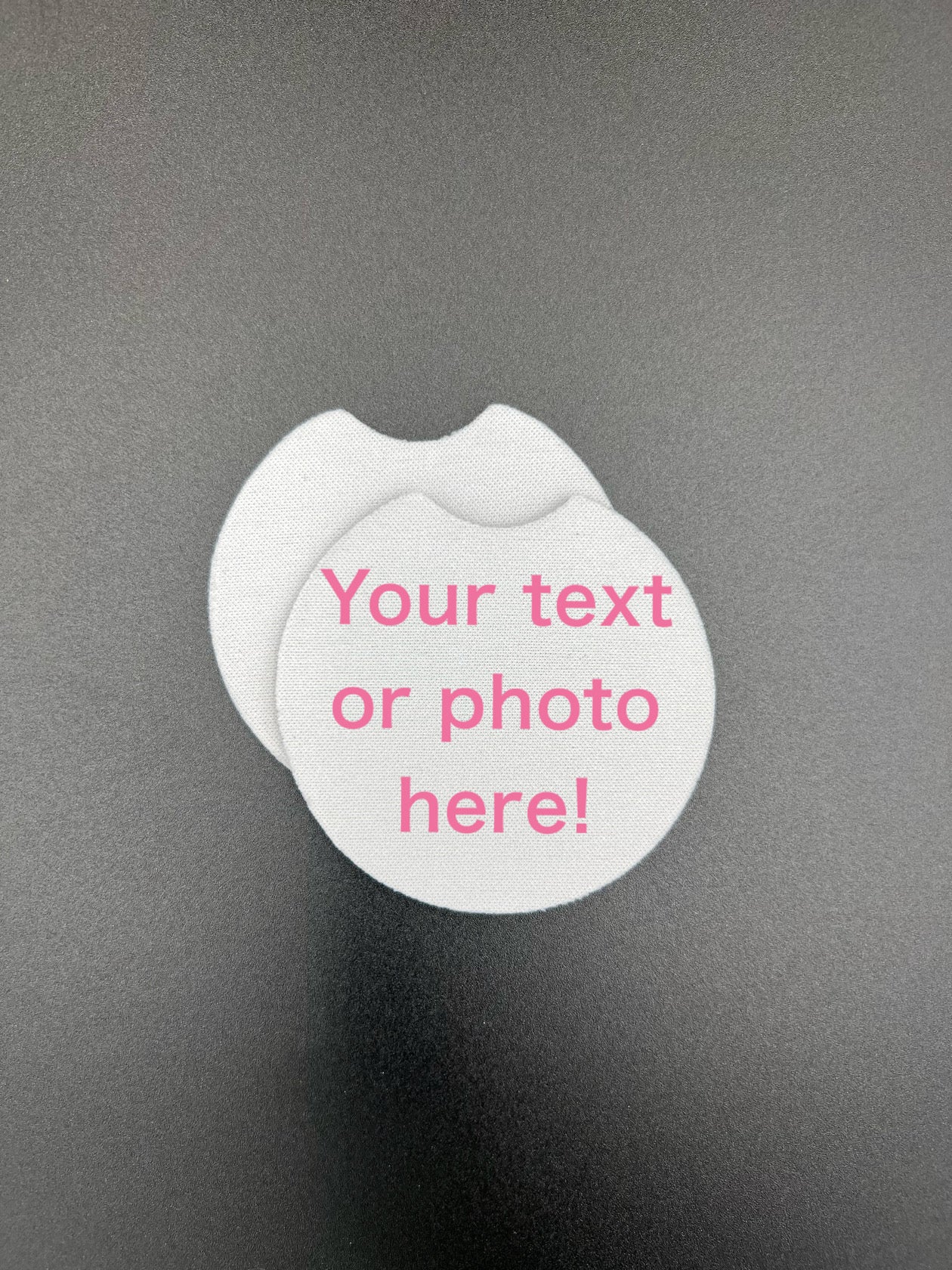 Car Coasters |Ceramic or Neoprene | Set of 2 | Customizable