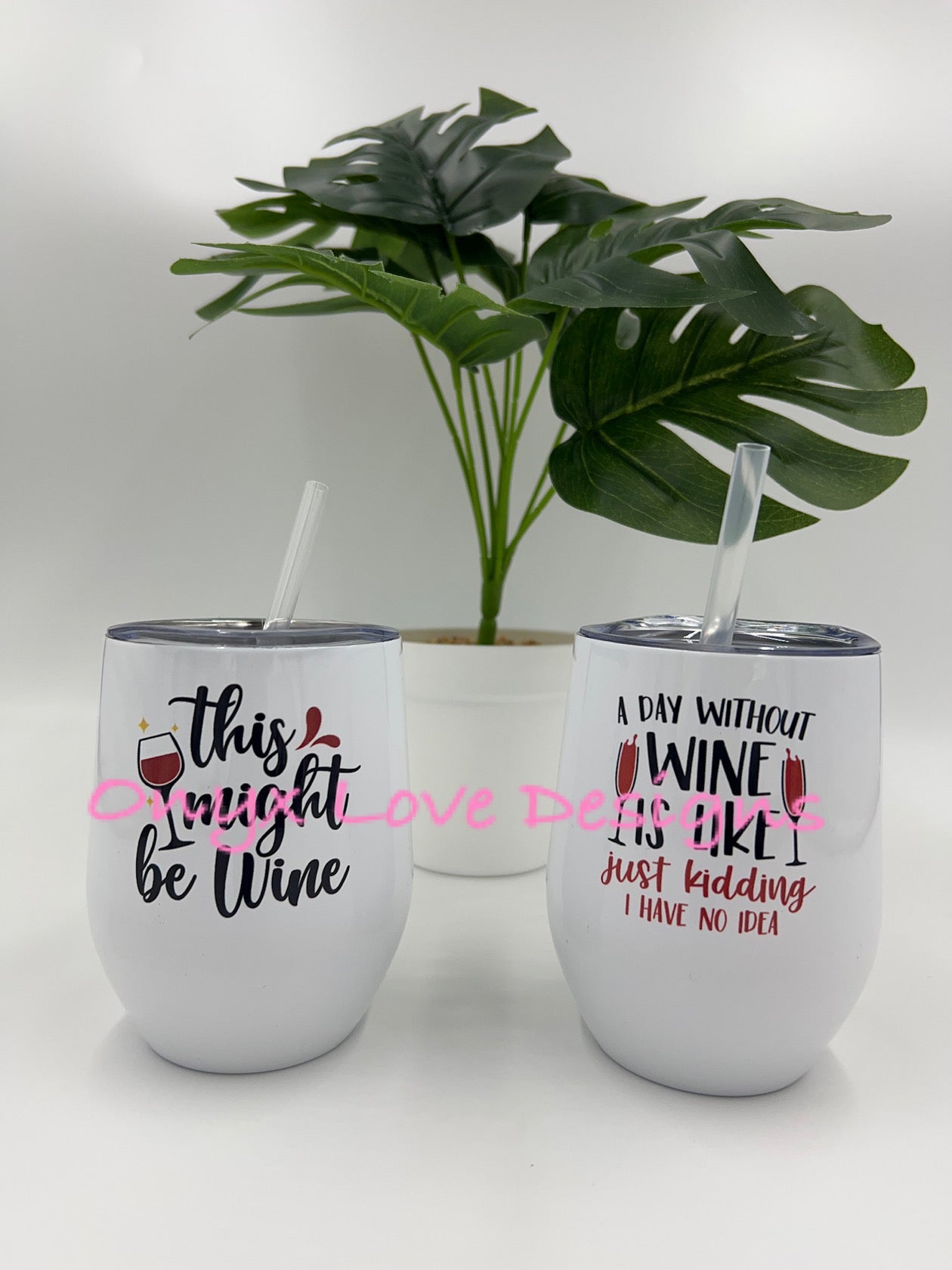 12oz Wine Tumblers with Funny Quotes – CRU CUPS