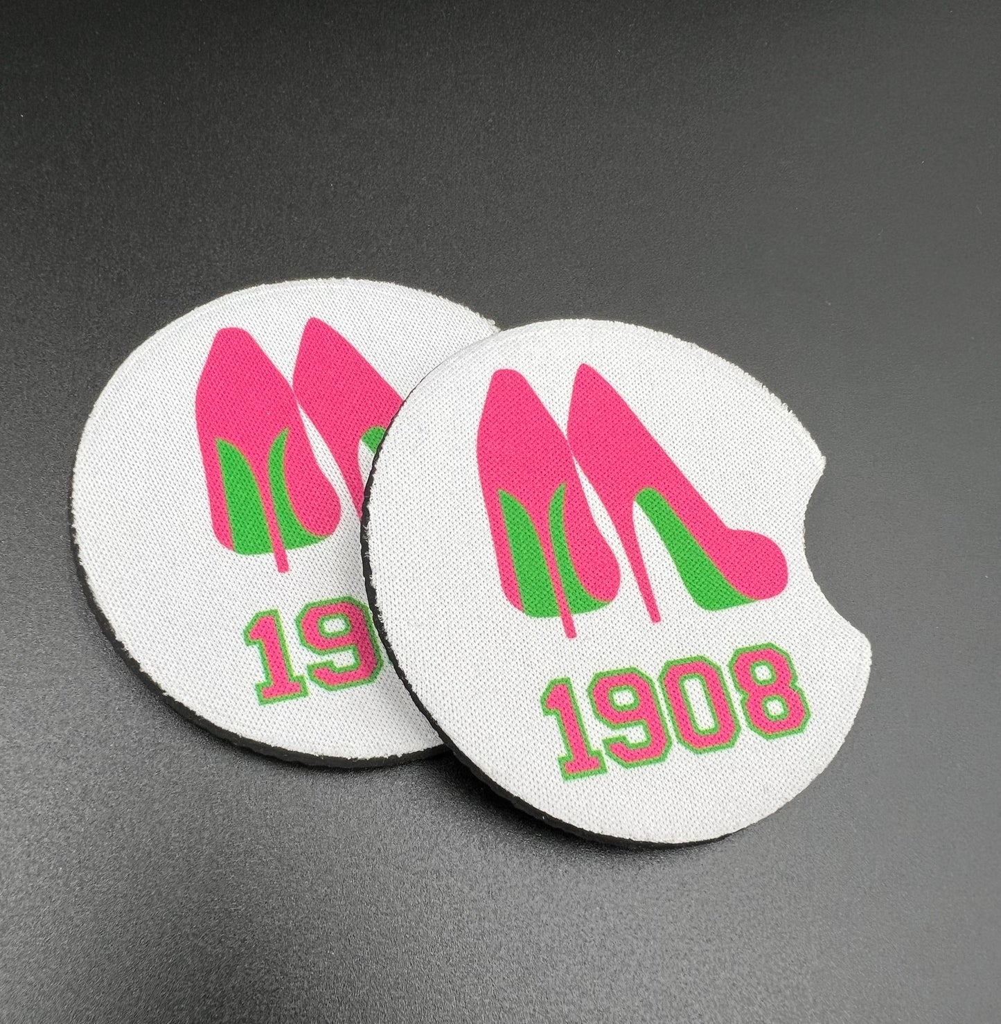 Car Coasters |Ceramic or Neoprene | Set of 2 | Customizable