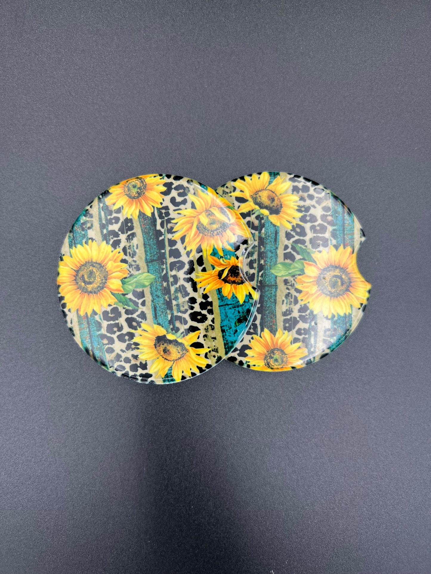Car Coasters |Ceramic or Neoprene | Set of 2 | Customizable