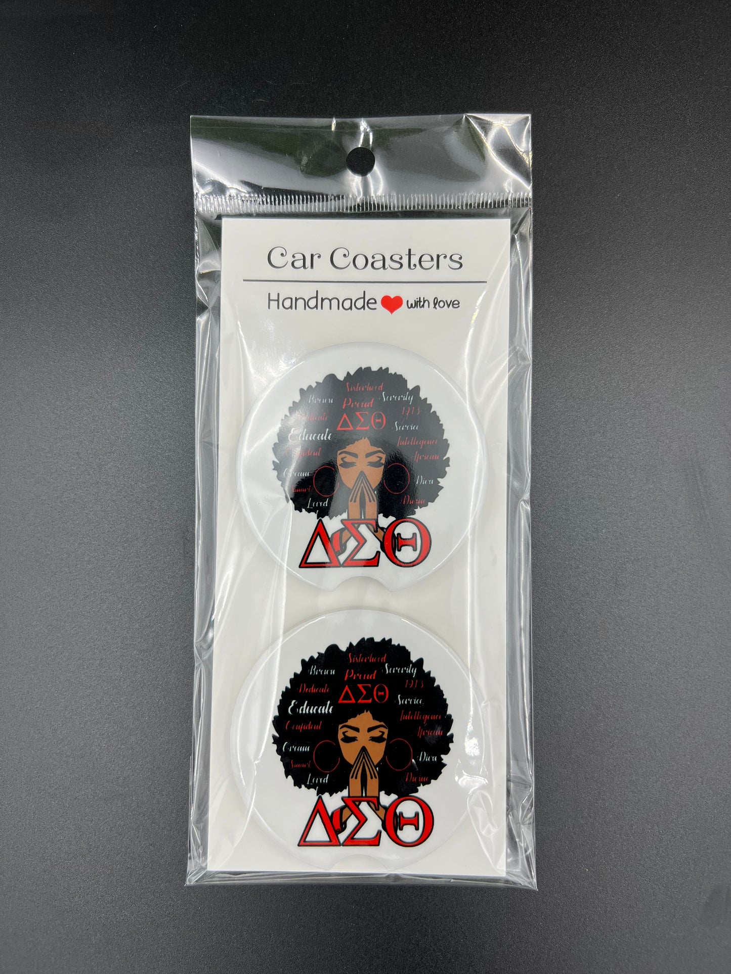 Car Coasters |Ceramic or Neoprene | Set of 2 | Customizable