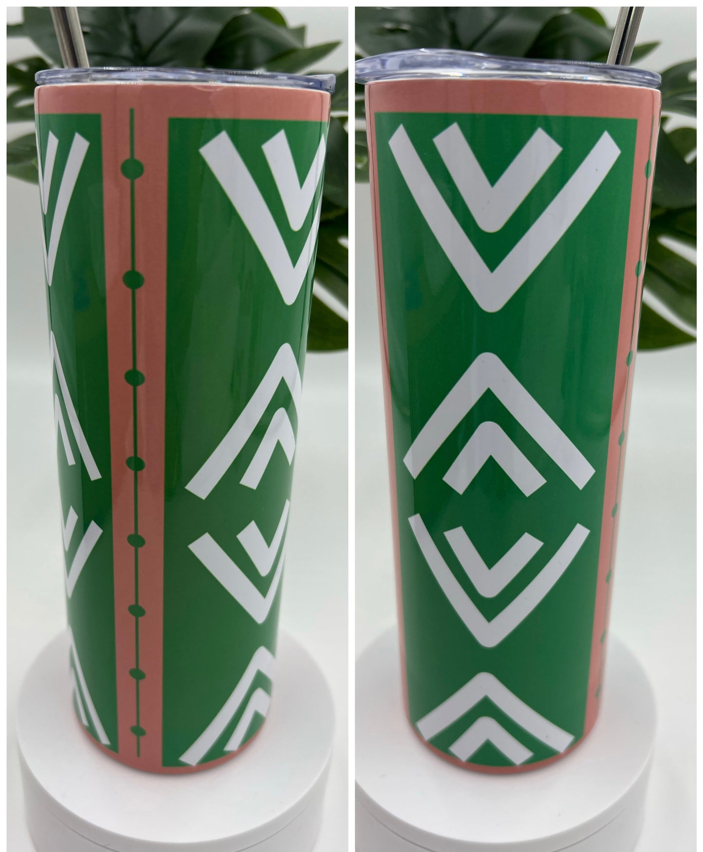 20 oz Skinny Tumbler - African Designs