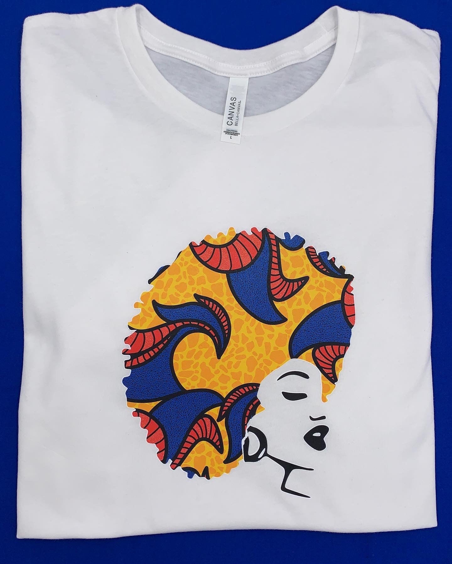 Afro Woman Short Sleeve Tee