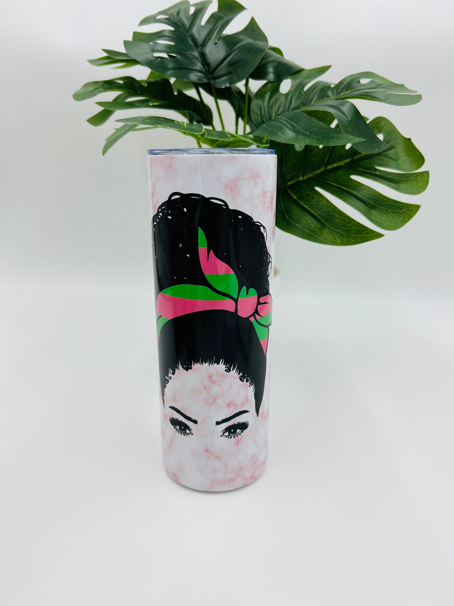 20 oz Skinny Tumbler - Alpha Kappa Alpha